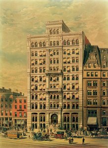 Bâtiment de la Standard Oil Company, 26 Broadway, New York, pub. par Root and Tinker, 1886 - American School