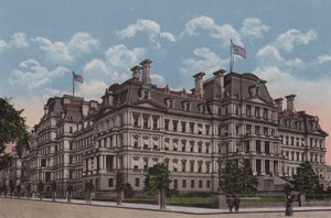 The State, War and Navy Building, Washington DC (lithographie couleur) - American School
