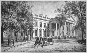 La Maison Blanche, c.1886 (gravure) - American School