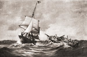 La capture du HMS Frolic par le sloop de guerre USS Wasp, une action navale menée dans l