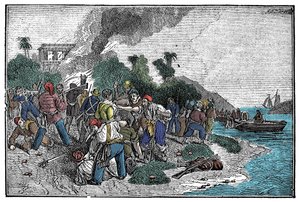 La mort du capitaine Edward Davis