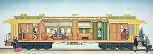 Le premier wagon-lit Pullman de luxe - American School