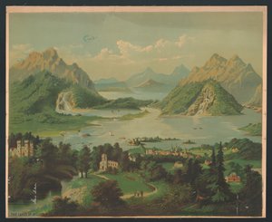 Les lacs de Killarney, c.1878 - American School