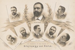 Les membres de la maison Steinway and Sons - American School