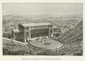 Théâtre de Dionysos à Athènes, restauré - American School