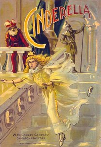 Affiche de théâtre pour Cendrillon - American School