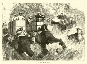 Chasse au tigre - American School