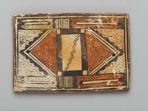 Carreau, fabriqué à Mesa, Arizona par le peuple Hopi - American School
