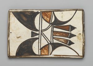 Carreau, fabriqué à Mesa, Arizona par le peuple Hopi - American School