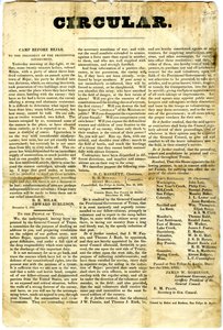 Au peuple du Texas concernant le siège de la garnison mexicaine à San Antonio de Bexar, 10 décembre 1835