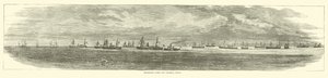 Flotte de transport au large de Federal Point, décembre 1864 - American School