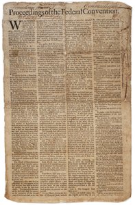Constitution des États-Unis, vers le 10 septembre 1787