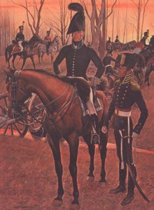 Artillerie à cheval des États-Unis, vers 1812 - American School