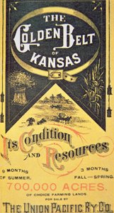Affiche du chemin de fer Union Pacific, c.1880