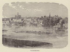 Vicksburg, Mississippi, États-Unis (gravure)