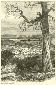 Vue de Chattanooga et du camp fédéral, novembre 1863