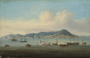 Vue de Hong Kong, 1850 - American School
