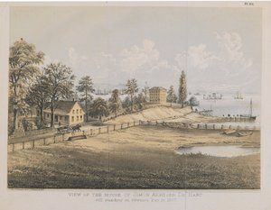 Vue de la maison de Simon Aertsen de Hart, 1867 - American School