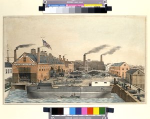 Vue des Stillman & Allen Novelty Iron Works - American School