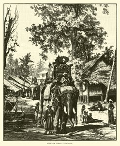 Village près de Lucknow