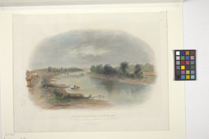 Rivière Wabash, près de Vincennes, Indiana - American School