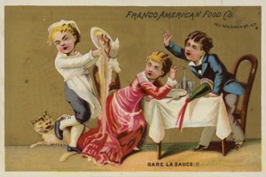 Serveuse faisant tomber le dîner! - American School