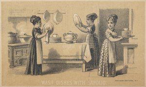 Laver la vaisselle avec Sapolio