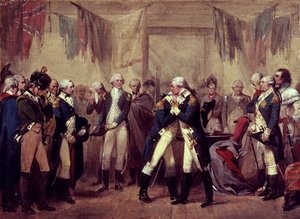 Adieux de Washington à ses officiers à Fraunces Tavern, New York, New York, 4 décembre - American School