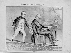 Où est mon tonnerre ?, vers 1850 - American School