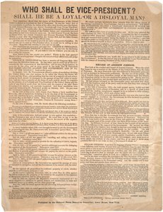 Qui sera vice-président ? George Pendleton contre Andrew Johnson (élection de 1864), 1864