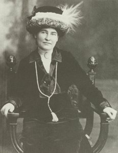 Willa Cather, vers 1910 (gravure) - American School