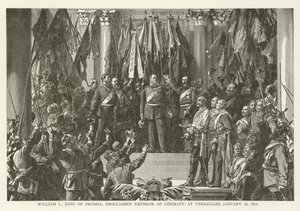 Guillaume Ier, roi de Prusse, proclamé empereur d