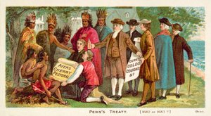 Traité de William Penn avec les Indiens d