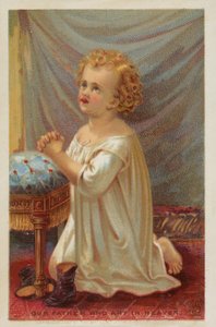 Jeune fille disant des prières - American School