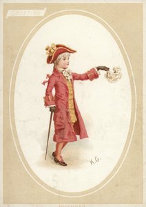 Jeune garçon en costume du XVIIIe siècle - American School