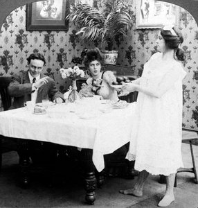 Comment Biddy a servi les tomates non habillées - American Stereoscopic Company