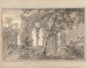 Vues en Angleterre, Écosse et Pays de Galles : Abbaye de Netley près de Southampton, 24 juillet 1804 - Amos Green
