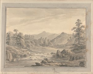 Vues en Angleterre, Écosse et Pays de Galles : Vue sur le Brathay près de Clappensgate