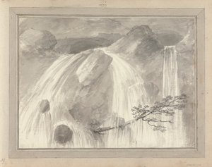 Vues en Angleterre, Écosse et Pays de Galles : Cascade, vues en 1799 - Amos Green
