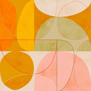 Jaune curry style milieu du siècle - Blush Spring2 - Ana Rut Bre