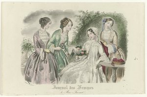 Journal des Femmes, vers 1850 : 4, Rue Favart - Anaïs Colin Toudouze