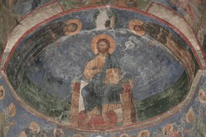 Christ en majesté, Sauveur du monde, XIIe siècle