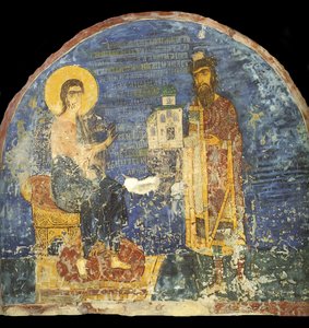 Grand Prince Yaroslav II Vsevolodovich avec modèle de l