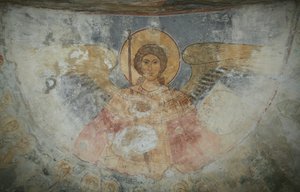Saint Michel Archange, 12ème siècle - Ancient Russian frescos