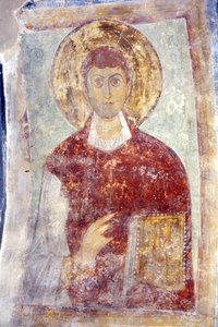 Saint Pantaleon Panteleimon - Ancient Russian frescos