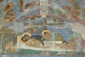 La Mise au tombeau du Christ, 12e siècle