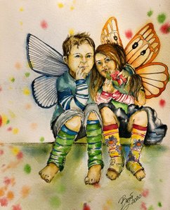 Des enfants féériques et fantaisistes - Anda Bieza