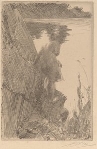Baigneuse de Dos, 1896 - Anders Leonard Zorn