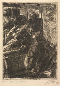 Omnibus, 1892 - Anders Leonard Zorn