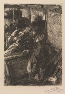 Omnibus, 1892 - Anders Leonard Zorn